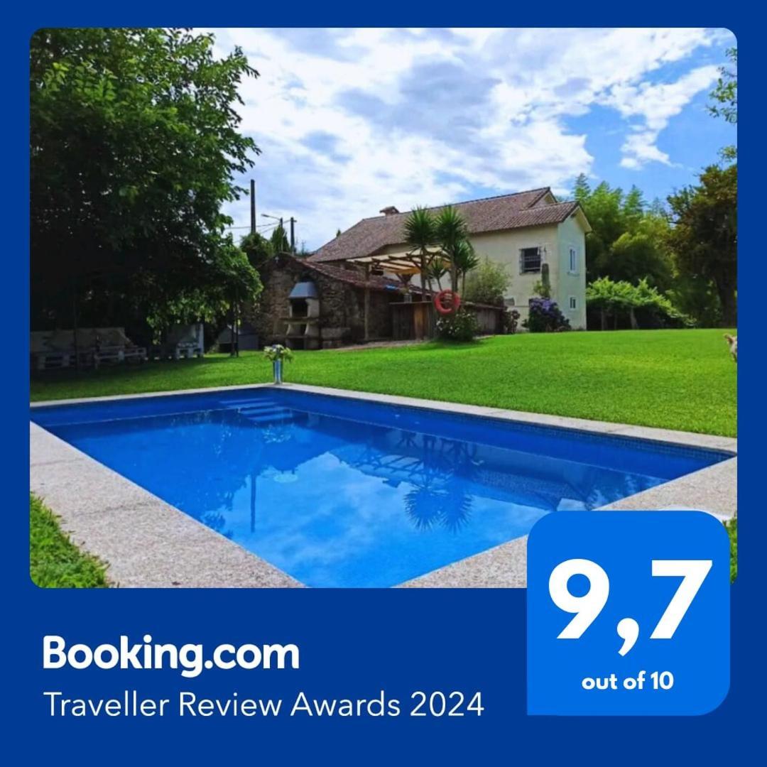 A Vina De Lina. Turismo Rural Con Piscina Y Finca. Pontevedra Eksteriør billede
